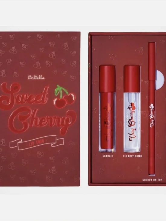 Very Cherry Eyeshadow Palette & Lip Set - Red - Picture 2 of 6